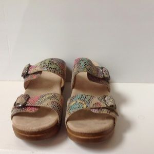 Dansko Colorful Buckle Sandals